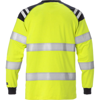 FRISTADS FLAMESTAT HIGH VIS T-SHIRT, LA, KL.3 7077 TFLH