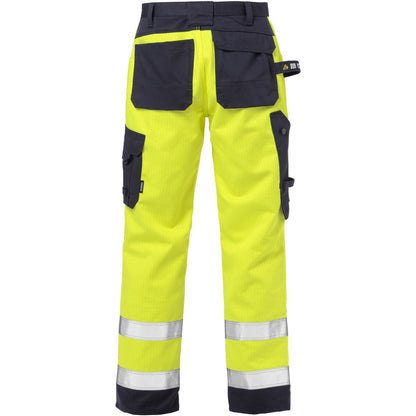FLAME HIGH VIS HANDWERKERHOSE, KL.2 2584 FLAM