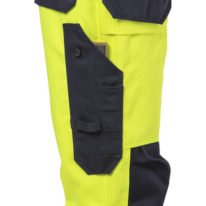 FLAME HIGH VIS HANDWERKERHOSE, KL.2 2584 FLAM