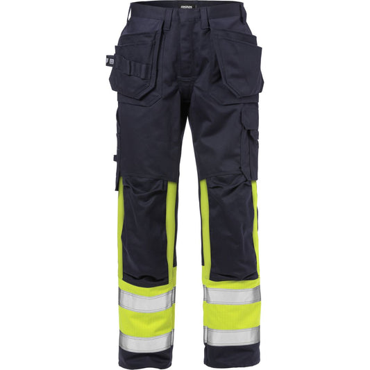 FLAME HIGH VIS HANDWERKERHOSE, KL.1 2586 FLAM
