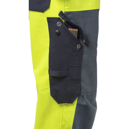 FRISTADS FLAME HIGH VIS LATZHOSE KL.2 1585 FLAM