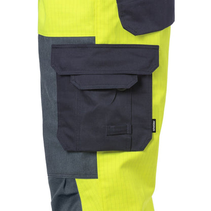 FRISTADS FLAME HIGH VIS LATZHOSE KL.2 1585 FLAM