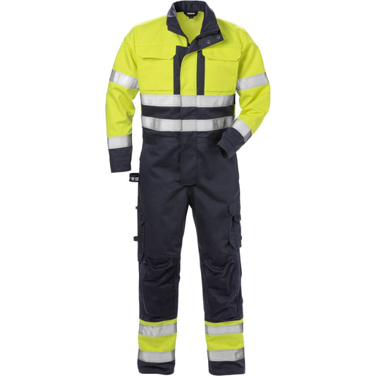 FRISTADS FLAME HIGH VIS OVERALL KL.3 8084 FLAM