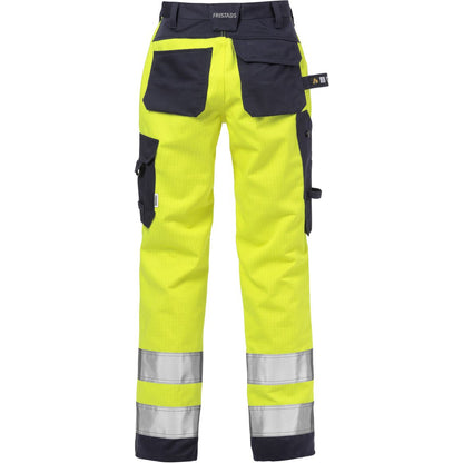 FLAME HIGH VIS HANDWERKERHOSE DAMEN, KL.2 2589 FLAM