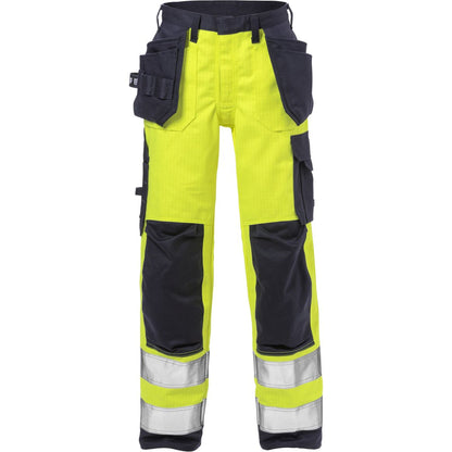 FLAME HIGH VIS HANDWERKERHOSE DAMEN, KL.2 2589 FLAM