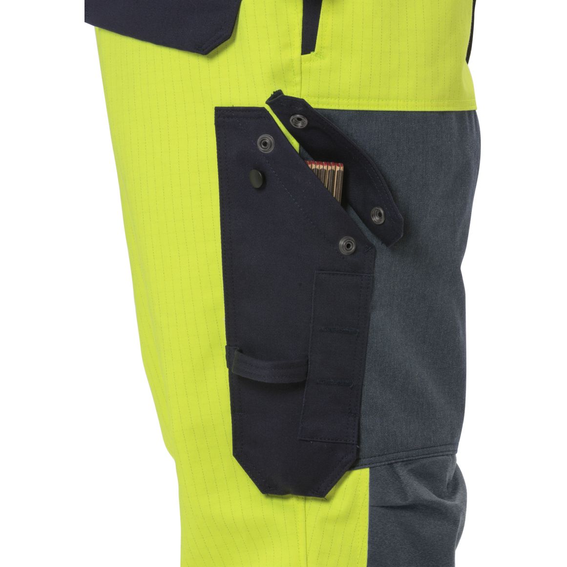 FRISTADS FLAME HIGH VIS LATZHOSE KL.2 1584 FLAM