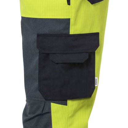 FRISTADS FLAME HIGH VIS LATZHOSE KL.2 1584 FLAM