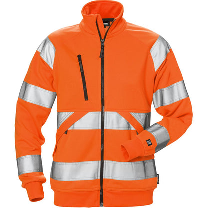 FRISTADS HIGH VIS SWEATJACKE DAMEN KL.3 7427 SHV