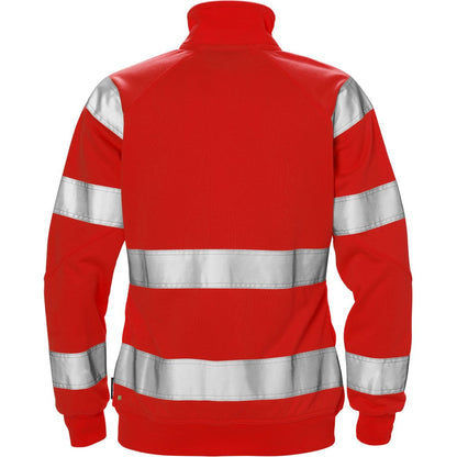 FRISTADS HIGH VIS SWEATJACKE DAMEN KL.3 7427 SHV