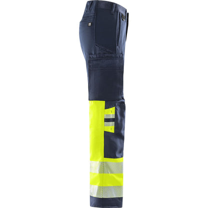 Fristads HIGH VIS STRETCH-HOSE KL.1 2705 PLU