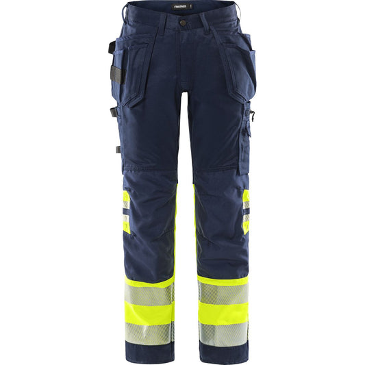Fristads HIGH VIS HANDWERKER STRETCH-HOSE KL.1 2706 PLU