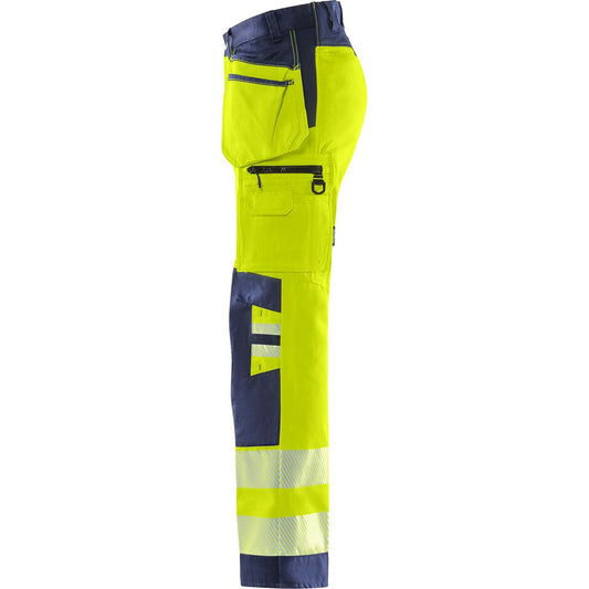 Fristads HIGH VIS HANDWERKER STRETCH-HOSE KL.2 2707 PLU