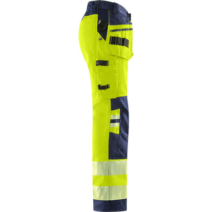 Fristads HIGH VIS HANDWERKER STRETCH-HOSE KL.2 2707 PLU