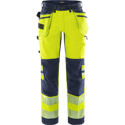Fristads HIGH VIS HANDWERKER STRETCH-HOSE KL.2 2707 PLU
