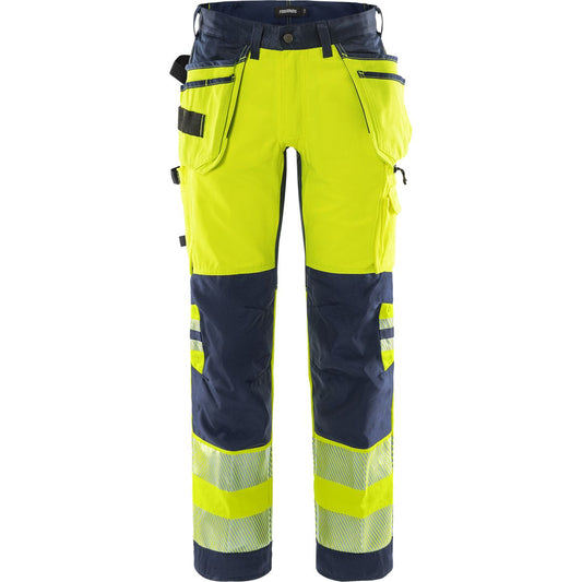 Fristads HIGH VIS HANDWERKER STRETCH-HOSE KL.2 2707 PLU