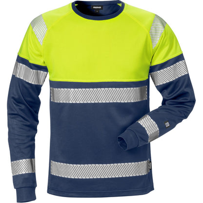 FRISTADS HIGH VIS T-SHIRT LANGARM KL.1 7519 THV