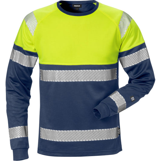 FRISTADS HIGH VIS T-SHIRT LANGARM KL.1 7519 THV