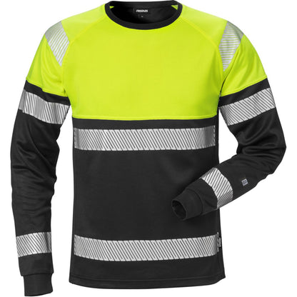 FRISTADS HIGH VIS T-SHIRT LANGARM KL.1 7519 THV