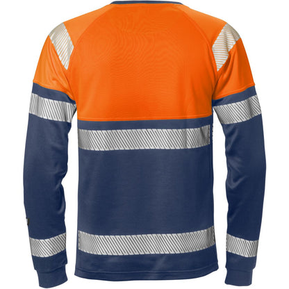 FRISTADS HIGH VIS T-SHIRT LANGARM KL.1 7519 THV