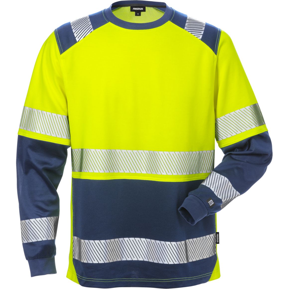 FRISTADS HIGH VIS T-SHIRT LANGARM KL.2 7457 THV