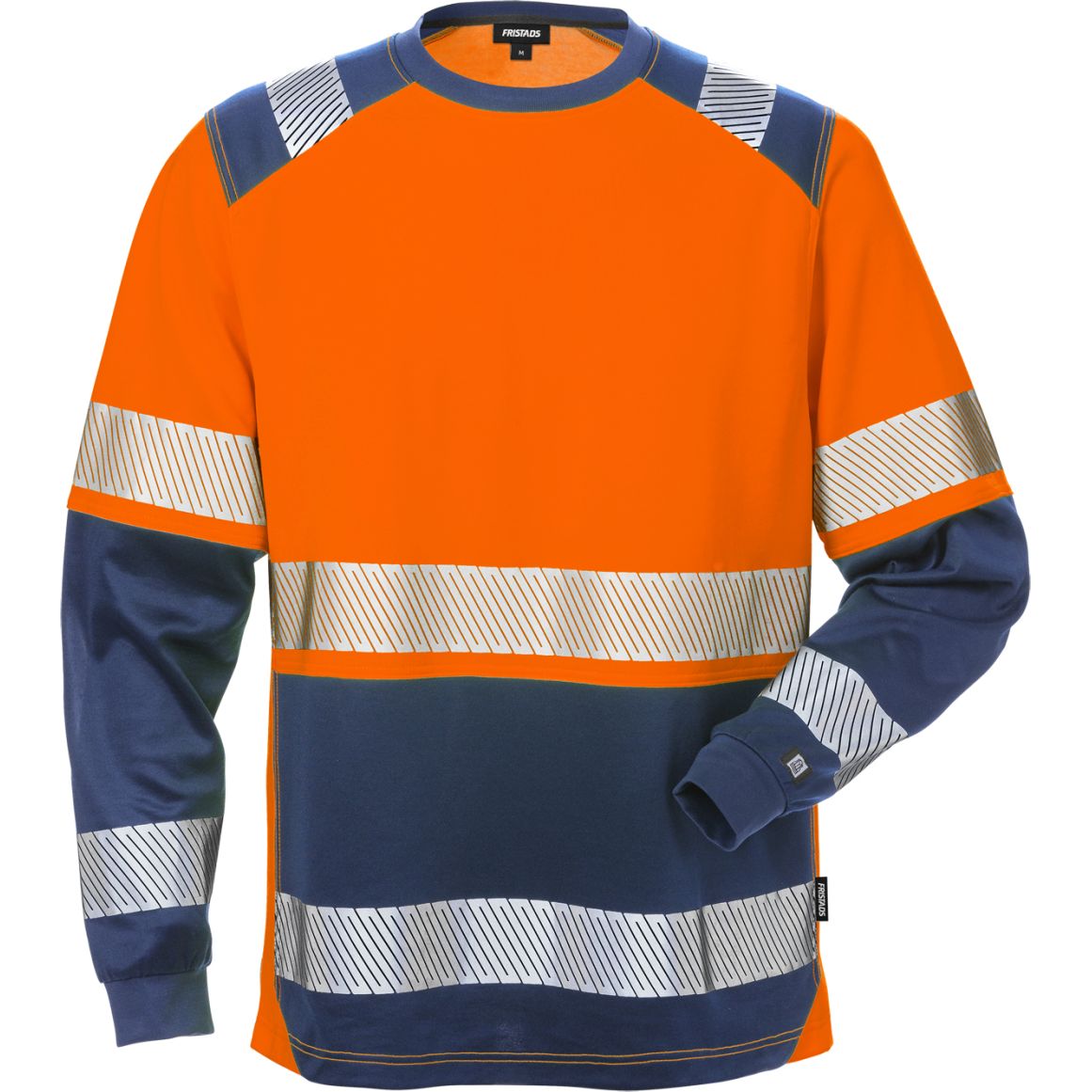 FRISTADS HIGH VIS T-SHIRT LANGARM KL.2 7457 THV