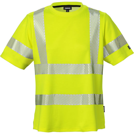 FRISTADS HIGH VIS DAMEN T-SHIRT KL.2 7458 THV