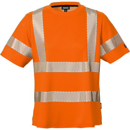 FRISTADS HIGH VIS DAMEN T-SHIRT KL.2 7458 THV
