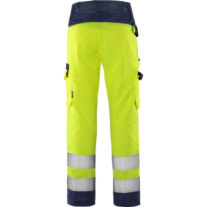 FRISTADS HIGH VIS GREEN HOSE DAMEN, KL.2 2642 GPLU