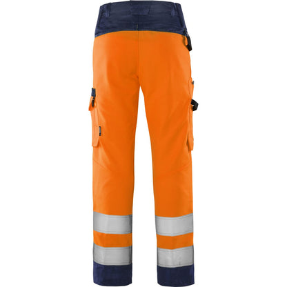 FRISTADS HIGH VIS GREEN HOSE DAMEN, KL.2 2642 GPLU