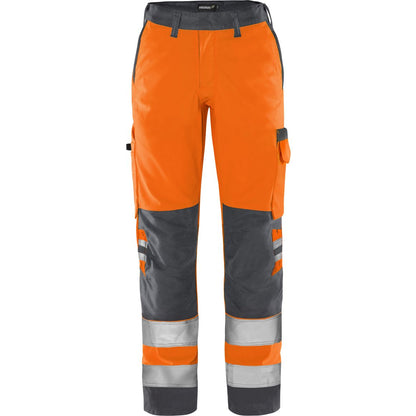 FRISTADS HIGH VIS GREEN HOSE DAMEN, KL.2 2642 GPLU