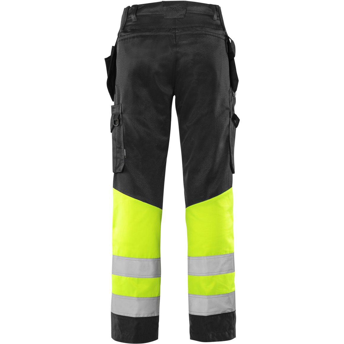 FRISTADS HIGH VIS GREEN HANDWERKERHOSE, KL.1 2640 GPLU