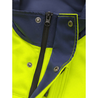 FRISTADS HIGH VIS GREEN JACKE KL. 3 4067 GPLU
