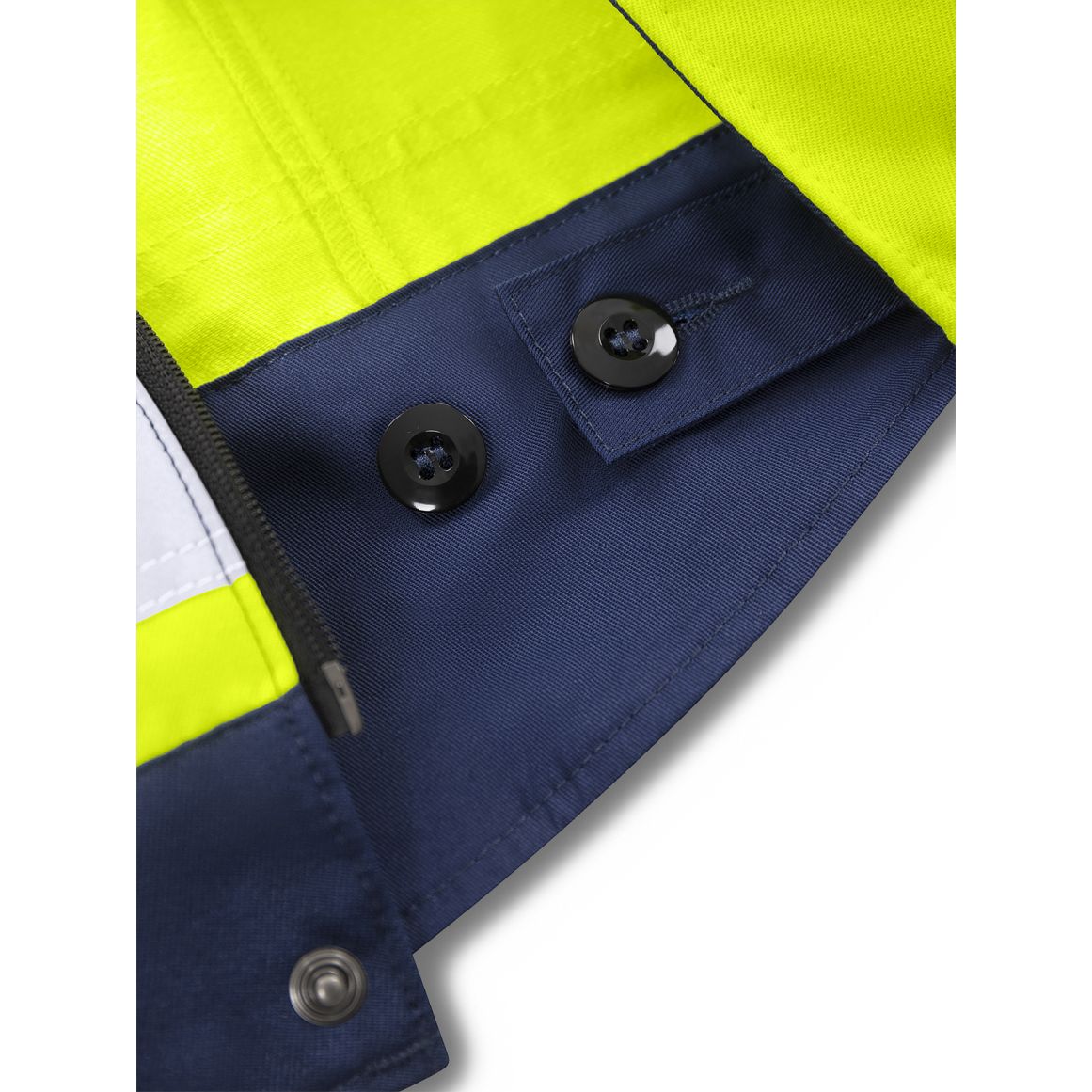 FRISTADS HIGH VIS GREEN JACKE KL. 3 4067 GPLU