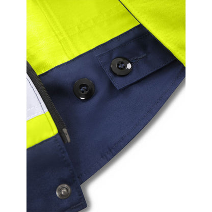 FRISTADS HIGH VIS GREEN JACKE KL. 3 4067 GPLU