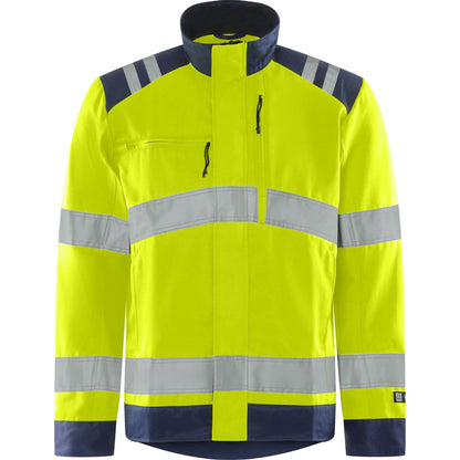 FRISTADS HIGH VIS GREEN JACKE KL. 3 4067 GPLU