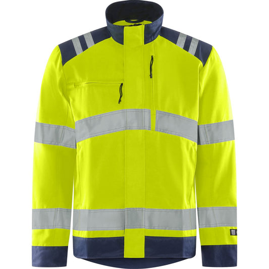 FRISTADS HIGH VIS GREEN JACKE KL. 3 4067 GPLU