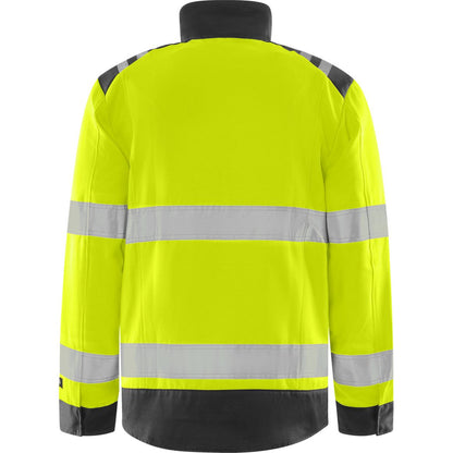 FRISTADS HIGH VIS GREEN JACKE KL. 3 4067 GPLU