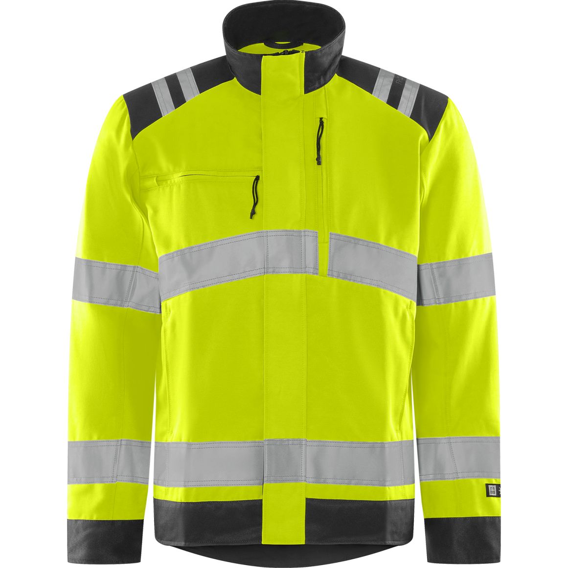 FRISTADS HIGH VIS GREEN JACKE KL. 3 4067 GPLU