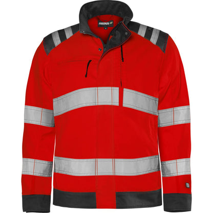 FRISTADS HIGH VIS GREEN JACKE KL. 3 4067 GPLU