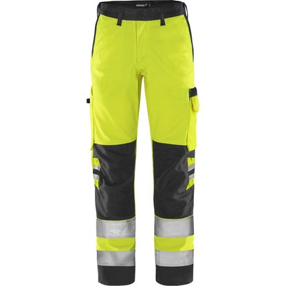 FRISTADS HIGH VIS GREEN HOSE, KL.2 2651 GPLU
