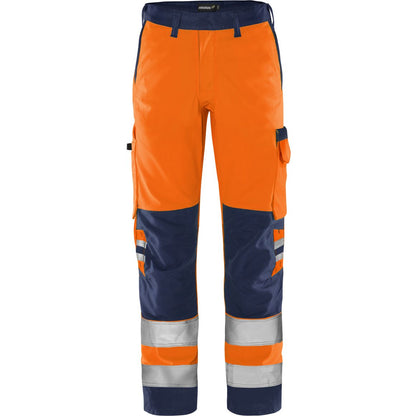 FRISTADS HIGH VIS GREEN HOSE, KL.2 2651 GPLU