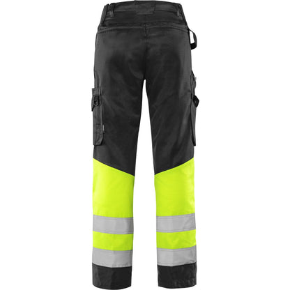 FRISTADS HIGH VIS GREEN HOSE DAMEN, KL.1 2652 GPLU