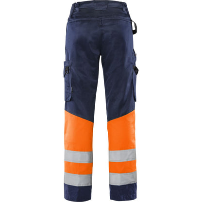 FRISTADS HIGH VIS GREEN HOSE DAMEN, KL.1 2652 GPLU