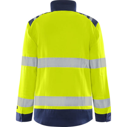 FRISTADS HIGH VIS GREEN JACKE DAMEN KL.3 4068 GPLU