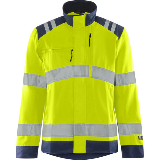 FRISTADS HIGH VIS GREEN JACKE DAMEN KL.3 4068 GPLU