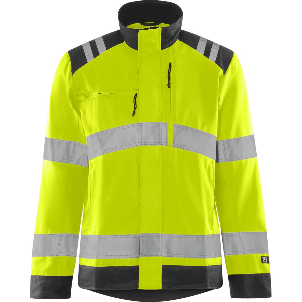 FRISTADS HIGH VIS GREEN JACKE DAMEN KL.3 4068 GPLU