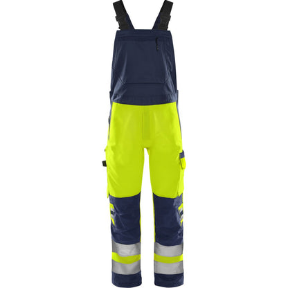 FRISTADS HIGH VIS GREEN LATZHOSE, KL.2 1030 GPLU