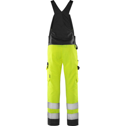FRISTADS HIGH VIS GREEN LATZHOSE, KL.2 1030 GPLU