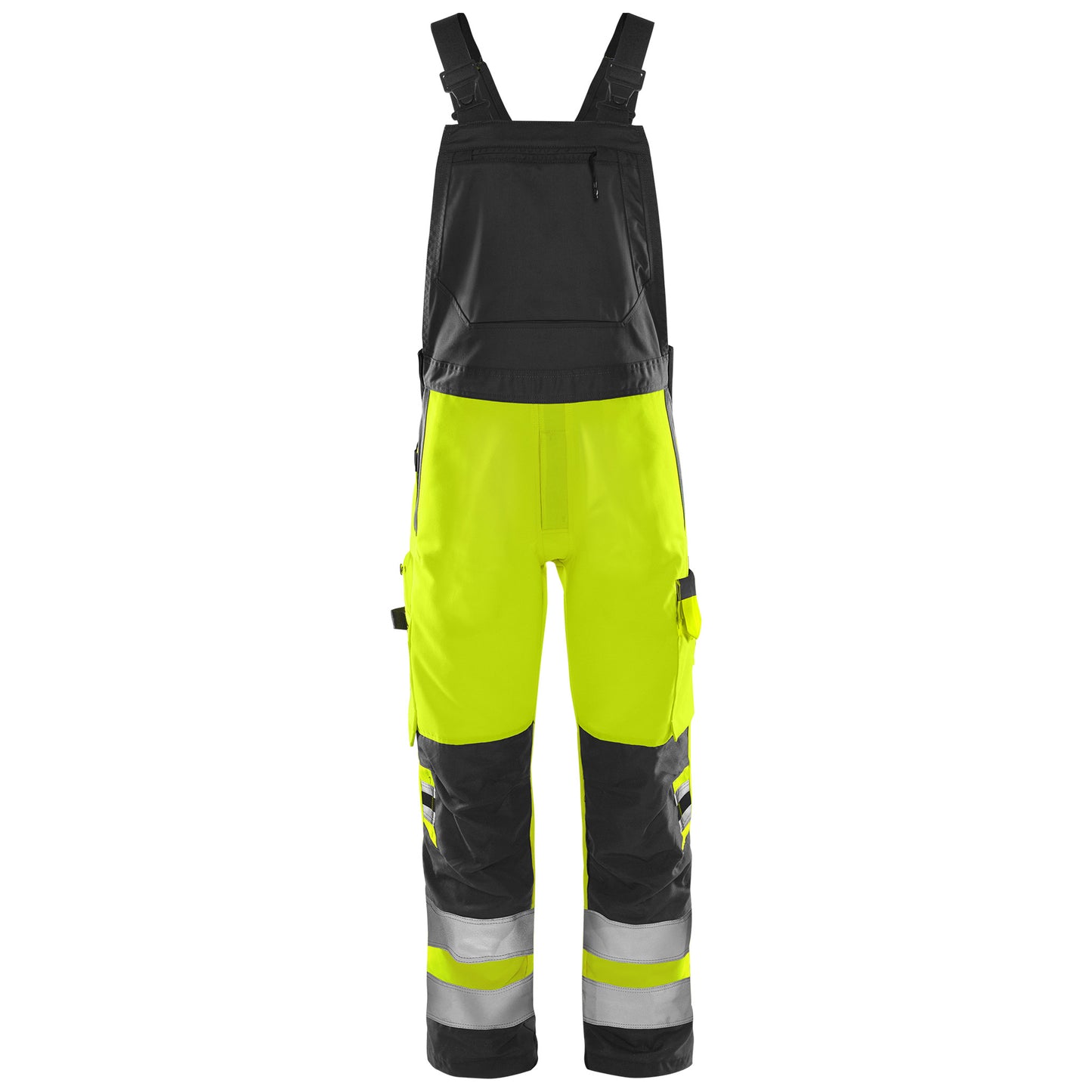 Fristads HIGH VIS GREEN LATZHOSE KL. 2 1030 GPLU