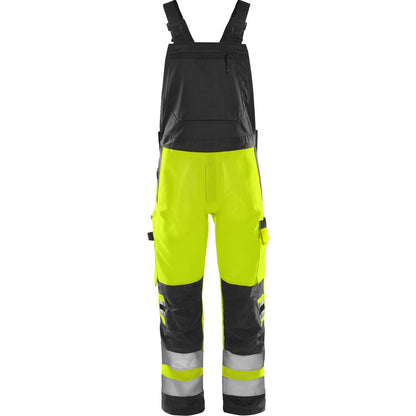 FRISTADS HIGH VIS GREEN LATZHOSE, KL.2 1030 GPLU